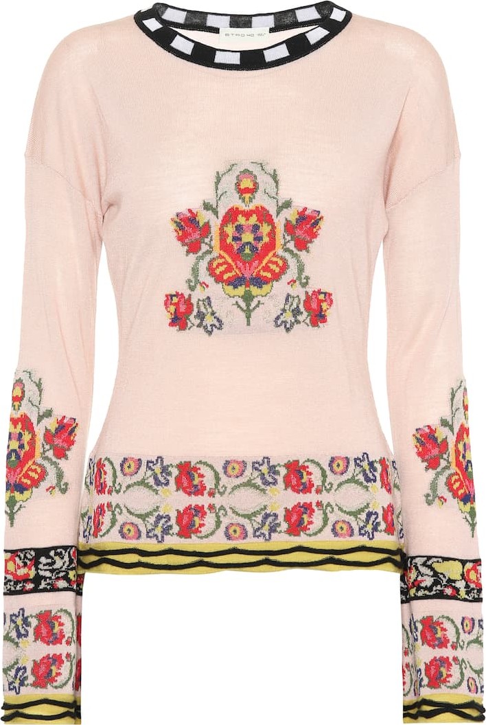 Etro Wool and silk-blend sweater
