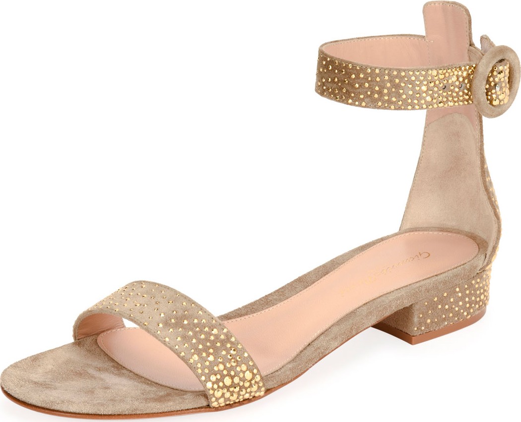 Gianvito Rossi Portofino Studded 20mm Sandal