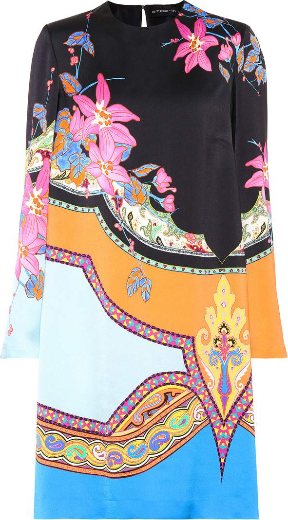 Etro Printed shift dress