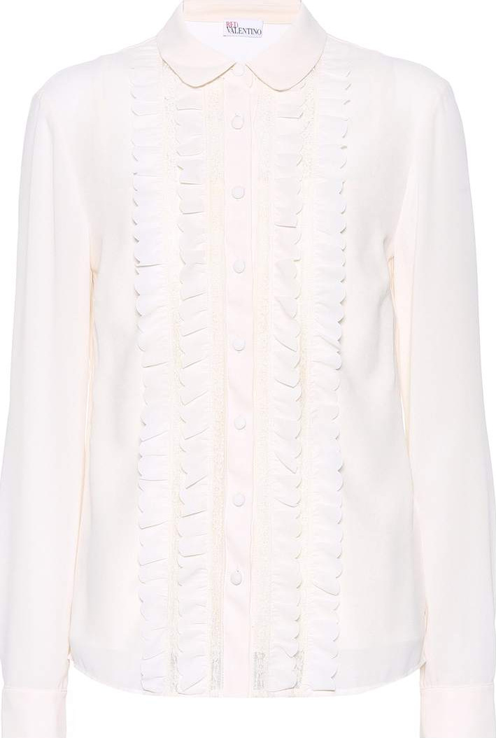 RED Valentino Ruffle trim blouse