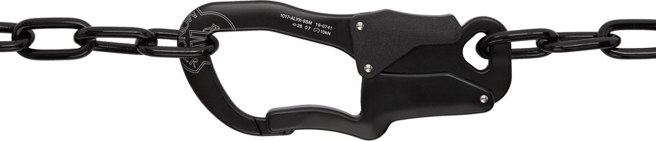 Moncler Genius 6 Moncler 1017 ALYX 9SM Black Motorbike Chain Belt