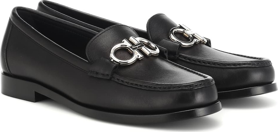 Salvatore Ferragamo Rolo leather loafers