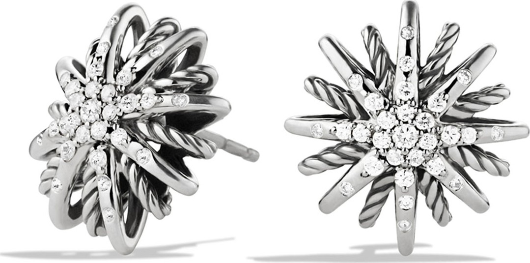 David Yurman Starburst Small Earrings with Diamonds
