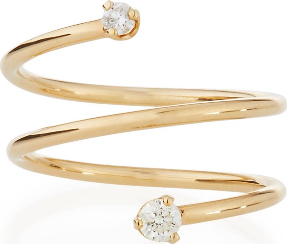 Zoe Chicco 14k Prong Diamond Wrap Ring