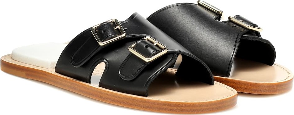 Acne Studios Bibbi leather slip-on sandals