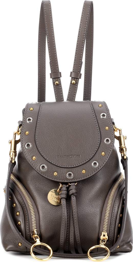 See By Chloé Olga Mini studded leather backpack