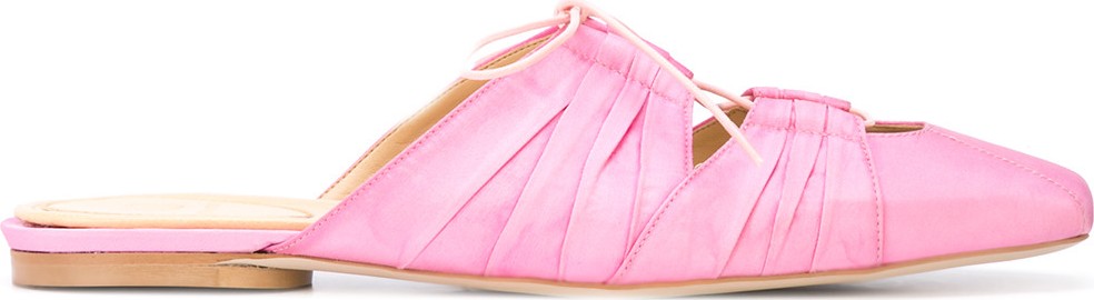 Rosie Assoulin lace-up ballet slide