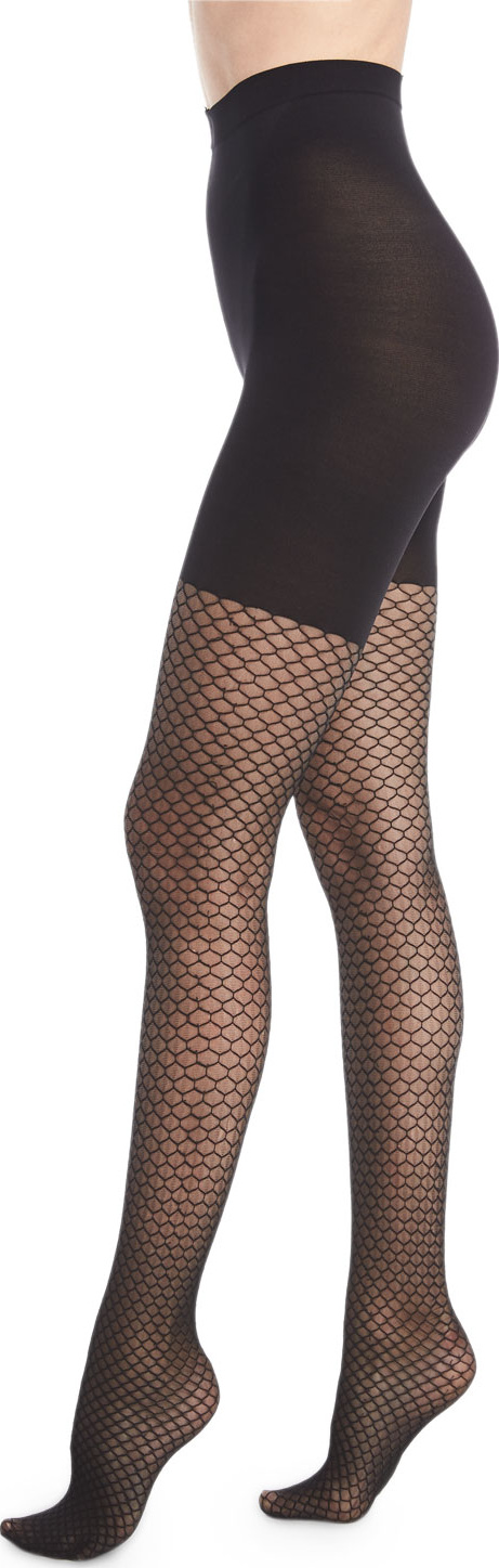 SPANX Honeycomb Fishnet Control-Top Tights