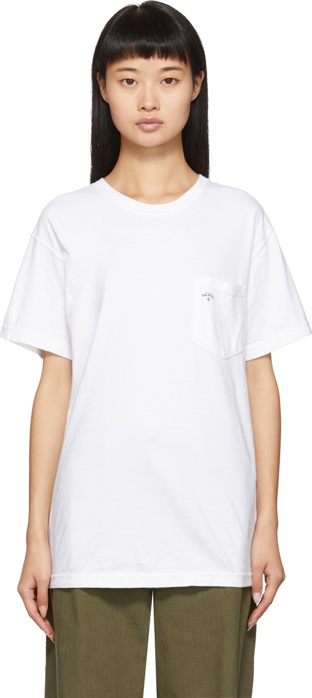 Noah NYC White Pocket T-Shirt