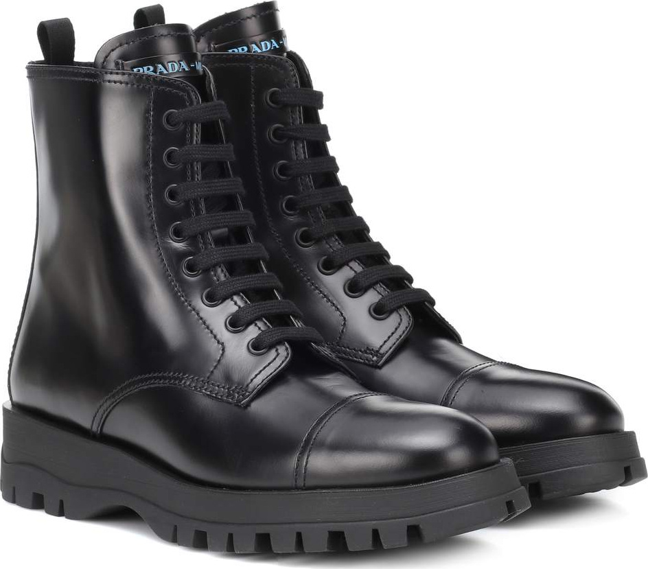 Prada Leather ankle boots