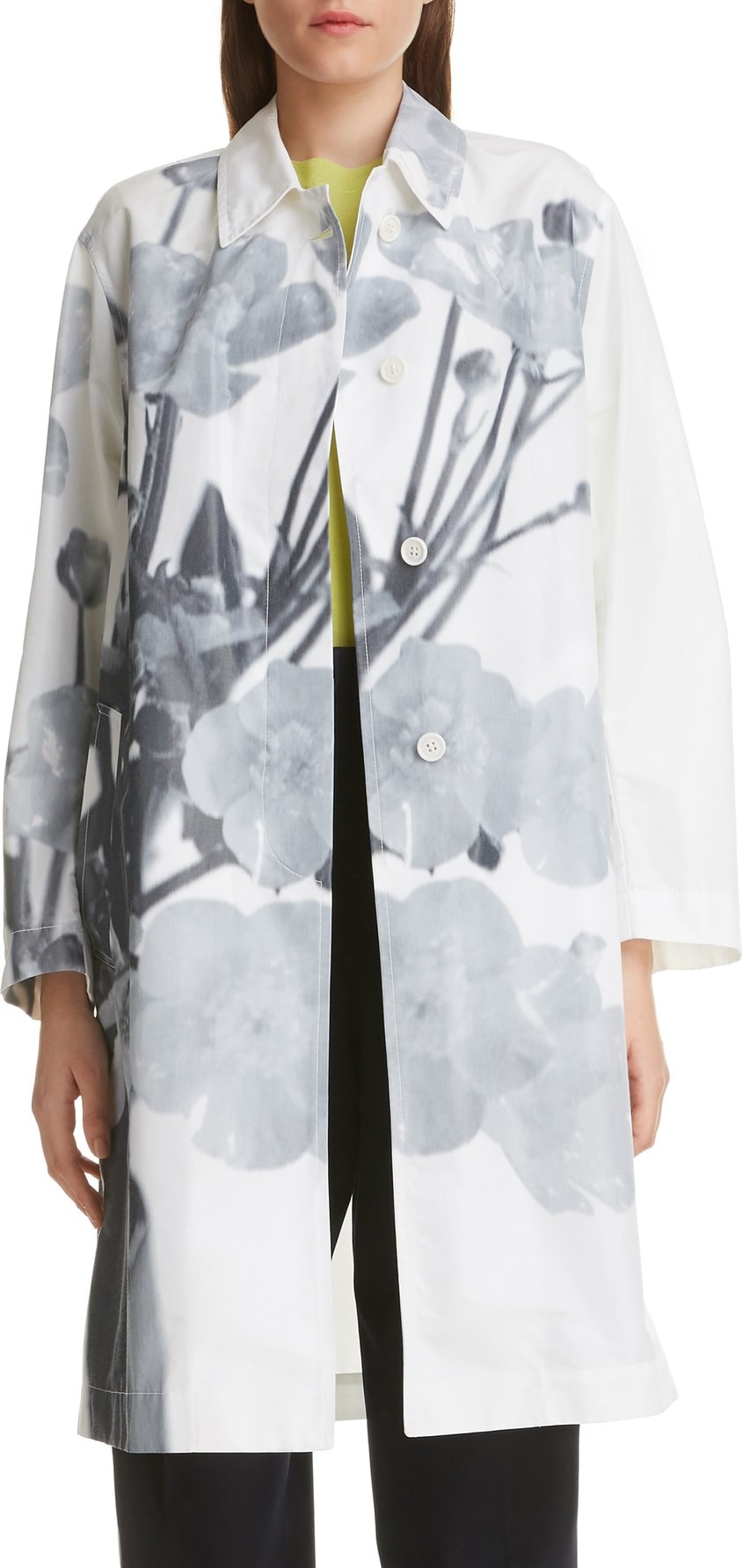 Dries Van Noten Rader Floral Print Cotton Blend Jacket