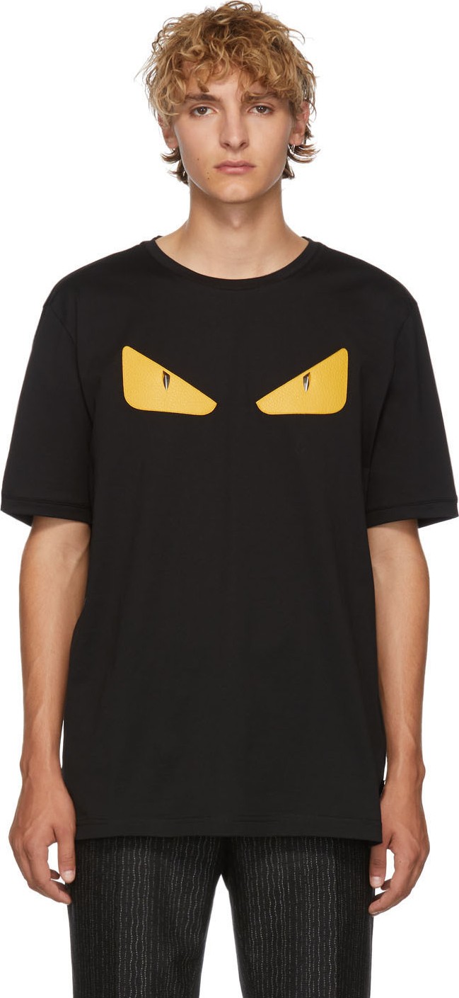 Fendi Black Bag Bugs T-Shirt