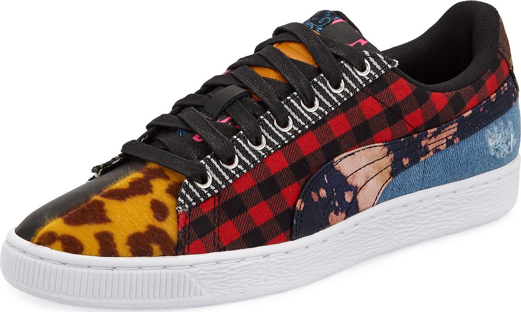 PUMA Men's Court Culture Graphic Low-Top Sneakers