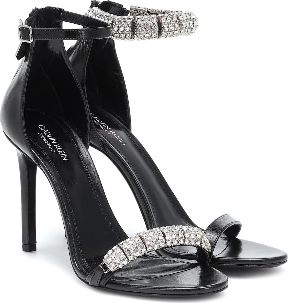 Calvin Klein 205W39NYC Camelle embellished leather sandals