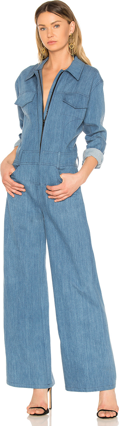 Norma Kamali Jean Jumpsuit