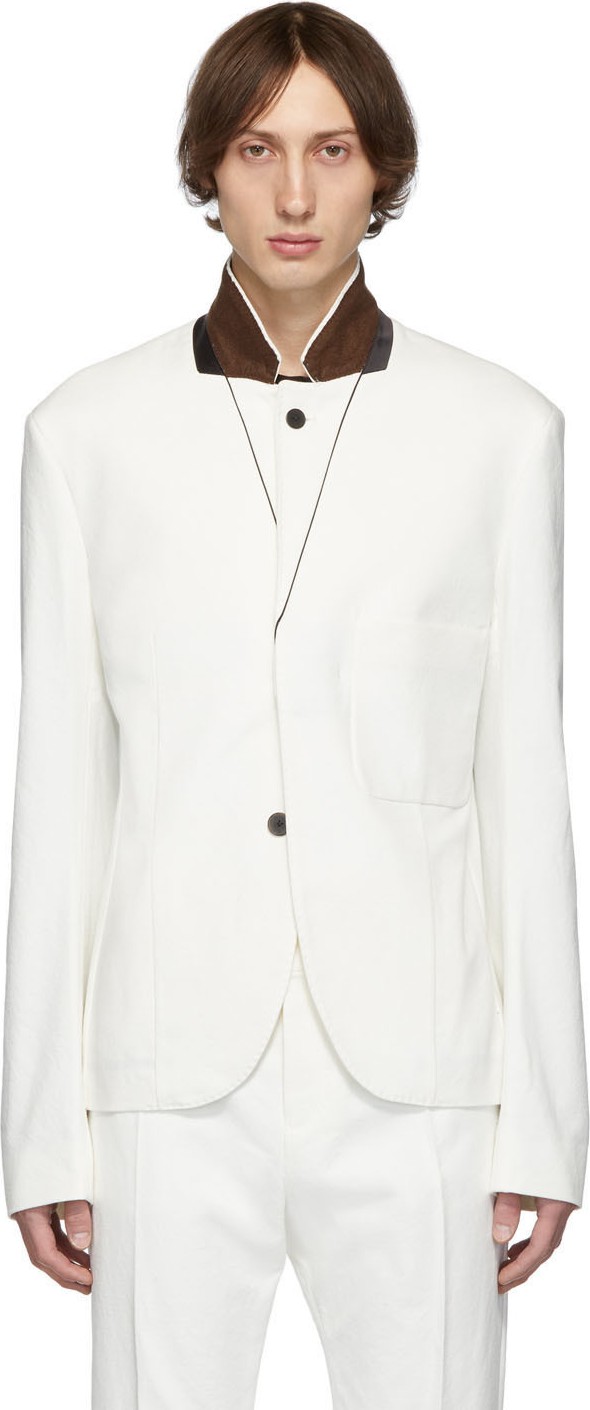 Haider Ackermann Off-White Classic Blazer