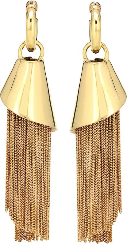 Ellery Amplifier Spiral chain earrings