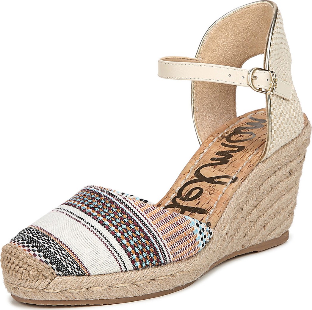 Sam Edelman Payton Woven Stripe Wedge Espadrilles