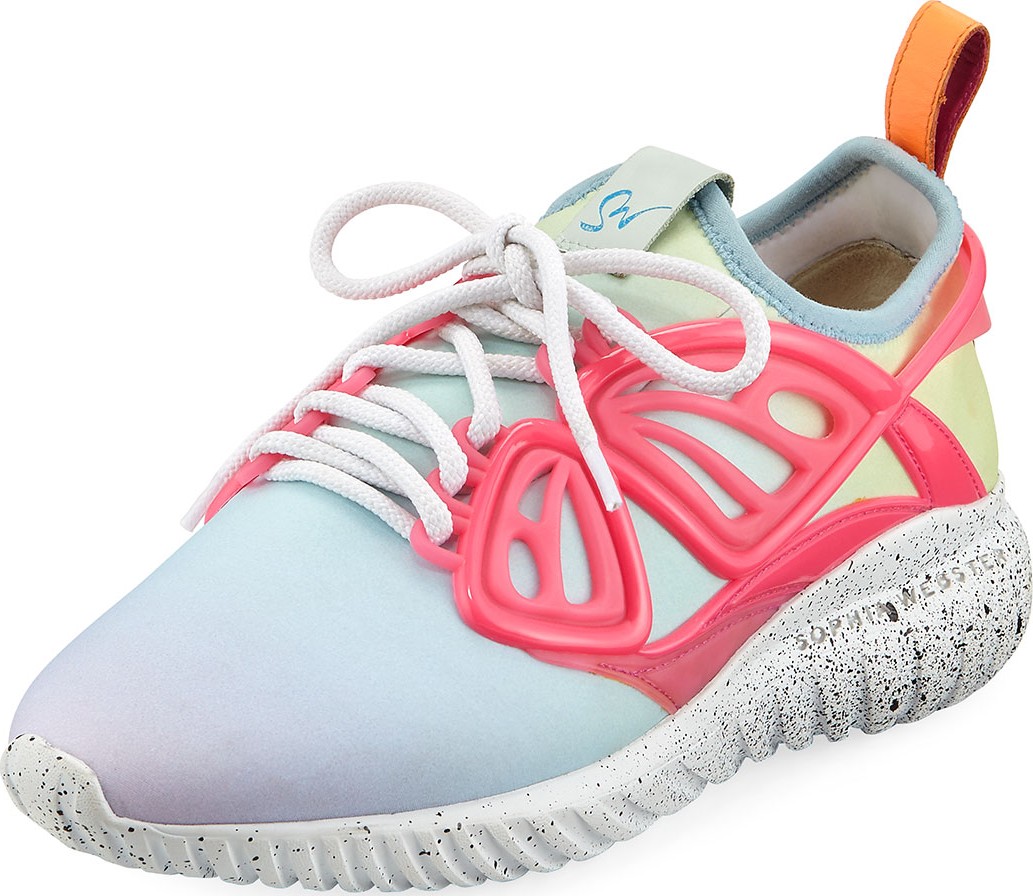 Sophia Webster Fly By Ombre Scuba Chunky Sneakers