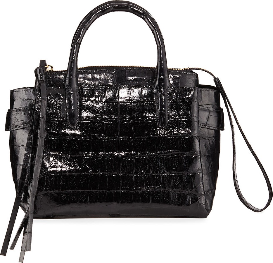 Nancy Gonzalez Cristy Small Crocodile Satchel Bag