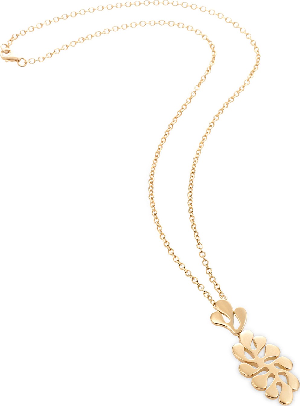 Miseno Sea Leaf 18k Pendant Necklace