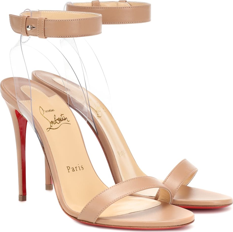 Christian Louboutin Jonatina 100 leather sandals