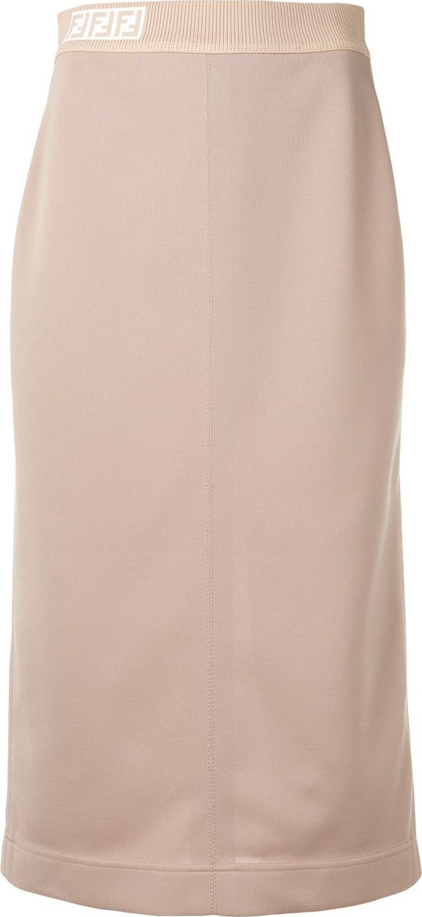Fendi fitted midi skirt