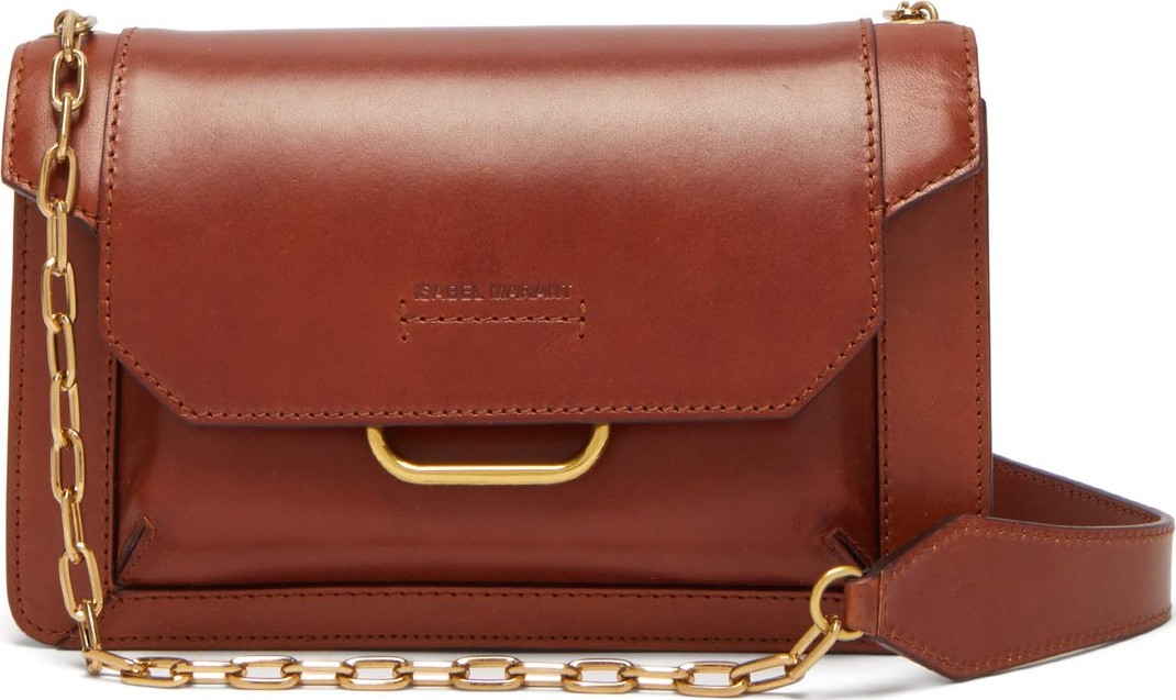Isabel Marant Skamy leather shoulder bag