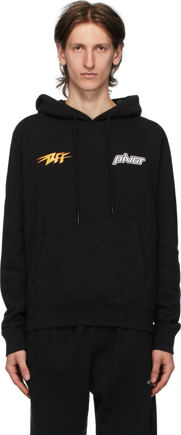 Off White Black Thunder Hoodie Off White Black Thunder Hoodie