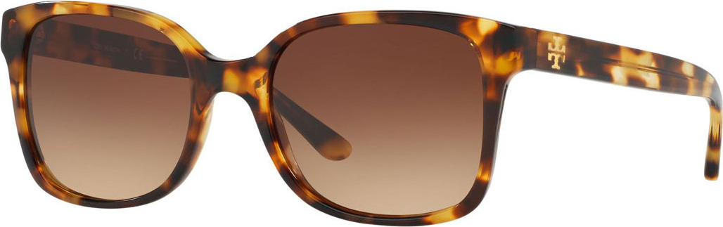 Tory Burch Square Acetate Double-T Sunglasses