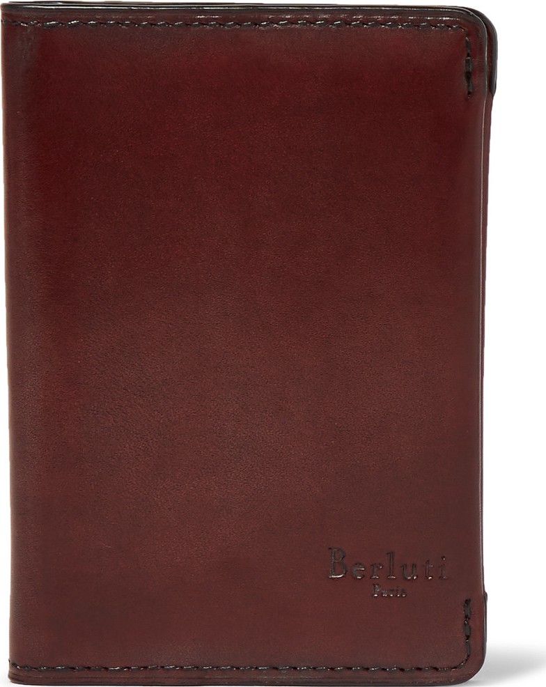 Berluti Leather Bifold Cardholder Berluti Leather Bifold Cardholder