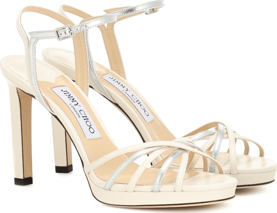 Jimmy Choo Lilah 100 leather sandals
