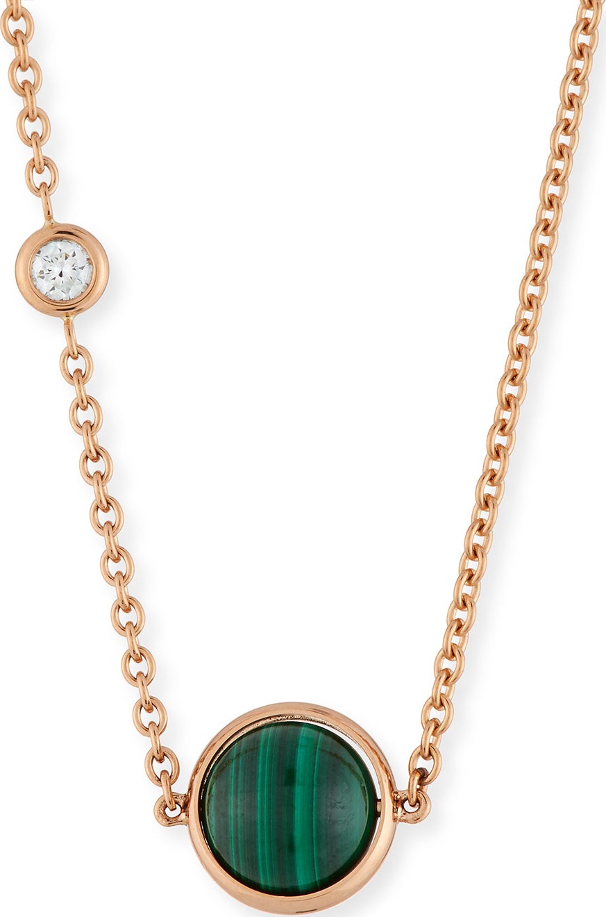 Piaget 18k Possession Malachite Pendant Necklace
