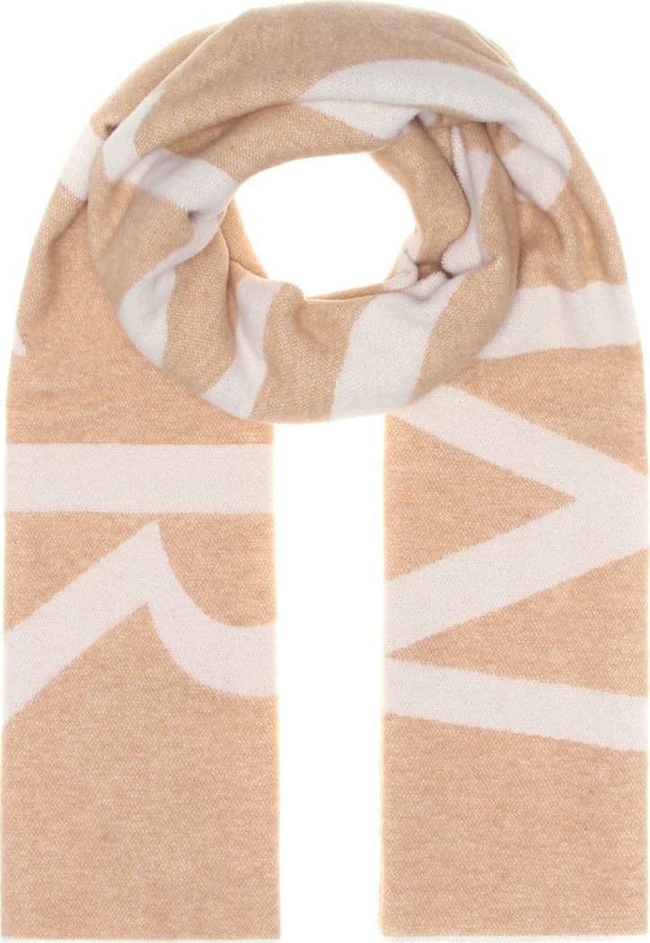 Moncler Logo wool-blend scarf