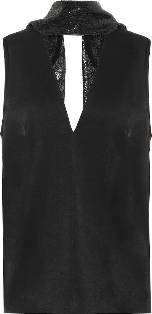 Galvan Cortado sequined top