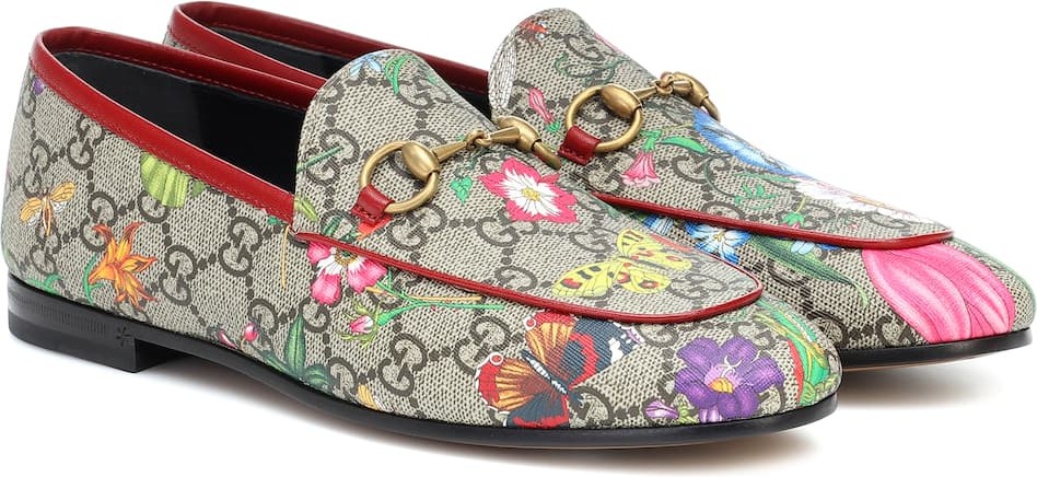 Gucci Jordaan GG Flora loafers