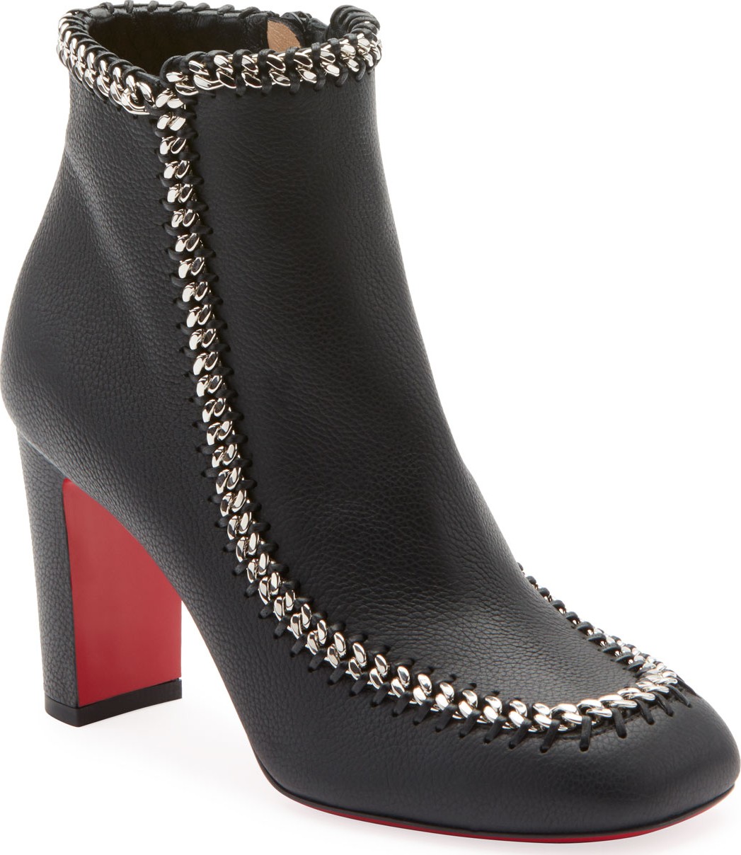 Christian Louboutin Catena Botina Calf Morphee Leather Booties