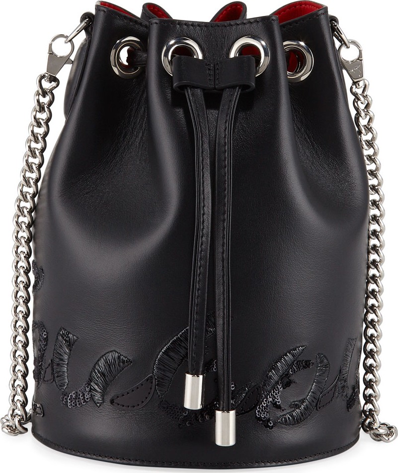 Christian Louboutin Marie Jane Leather Bucket Bag