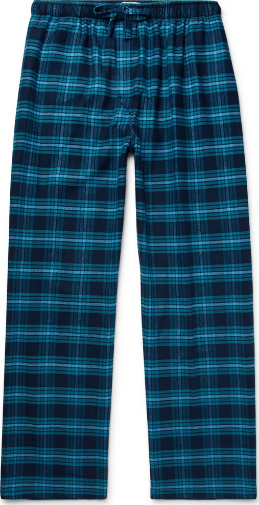 Derek Rose Kelburn Checked Cotton-Flannel Pyjama Trousers
