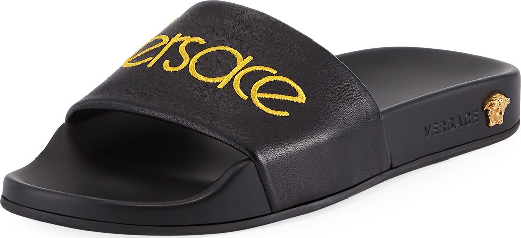 Versace Tresor De La Mer Flat Pool Sandal