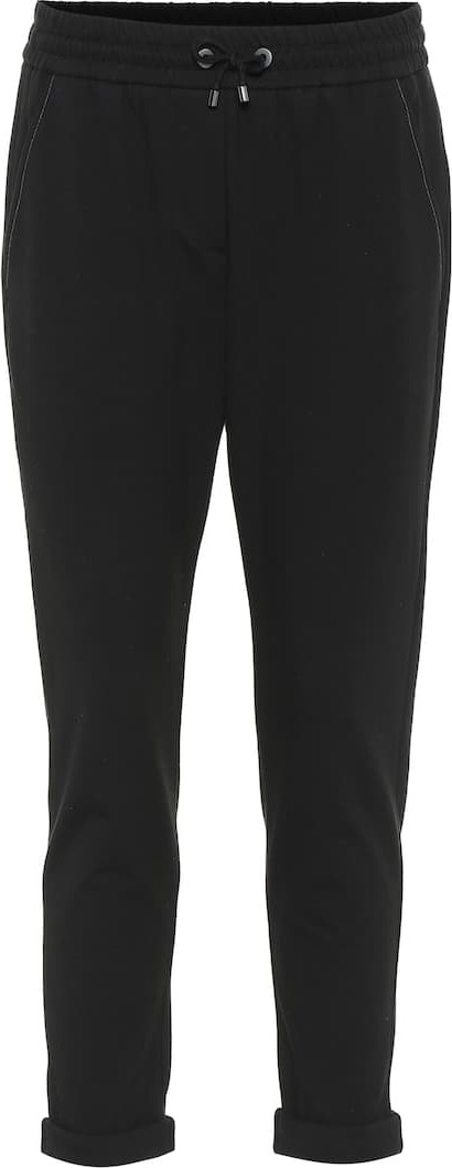 Brunello Cucinelli Stretch-cotton trackpants