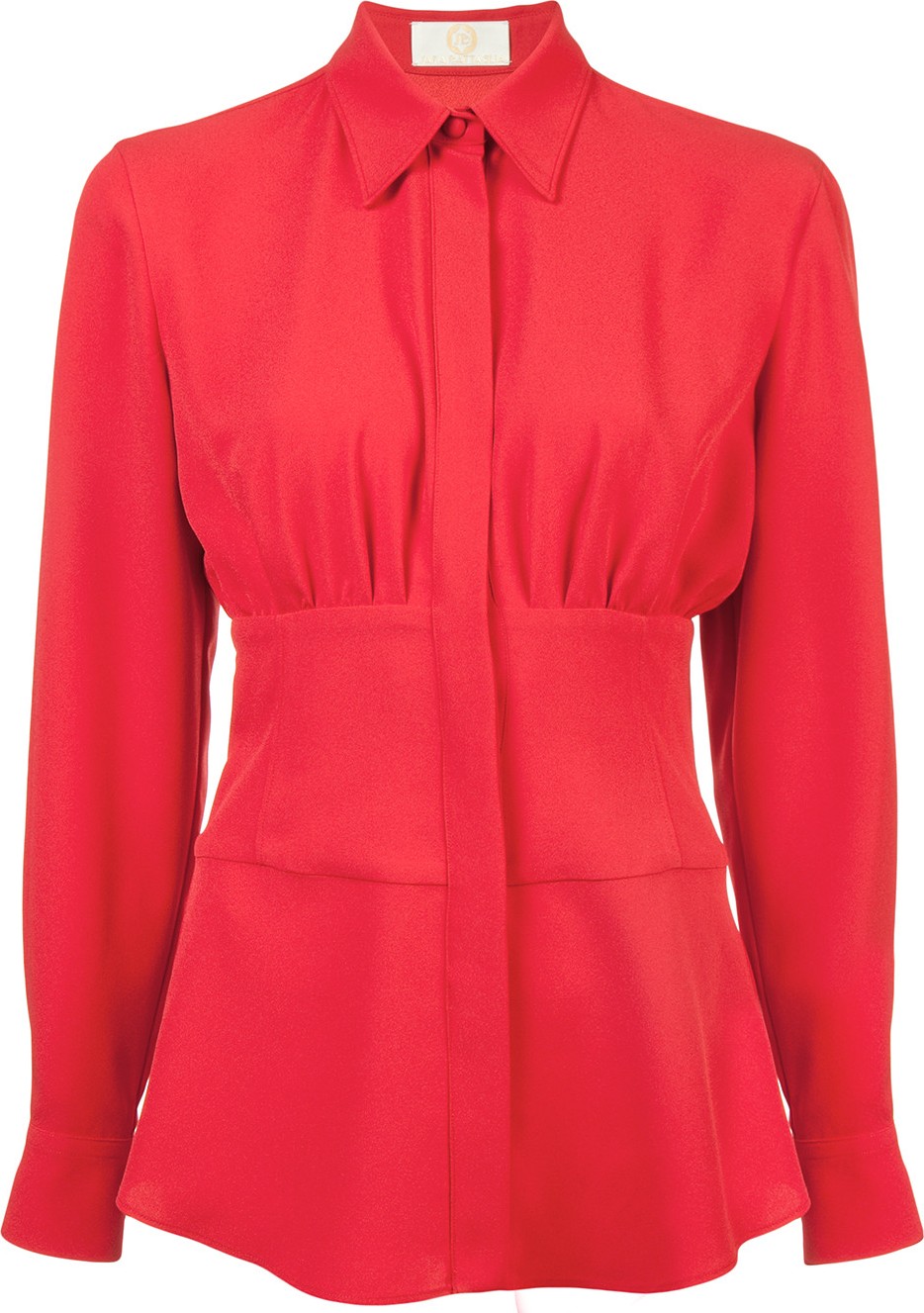 Sara Battaglia Cinched waist shirt