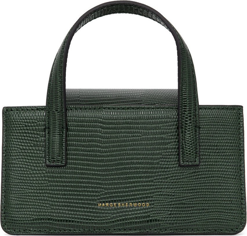 Marge Sherwood Green Lizard Mini Grandma Bag