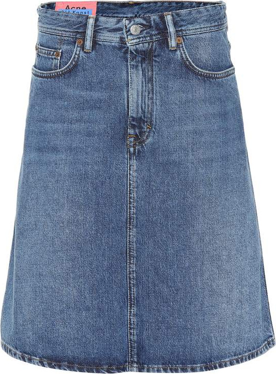 Acne Studios Blå Konst Shadow denim skirt
