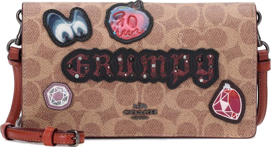 COACH X Disney® Grumpy logo leather shoulder bag