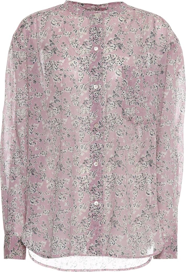 Isabel Marant Etoile Mexika floral cotton shirt