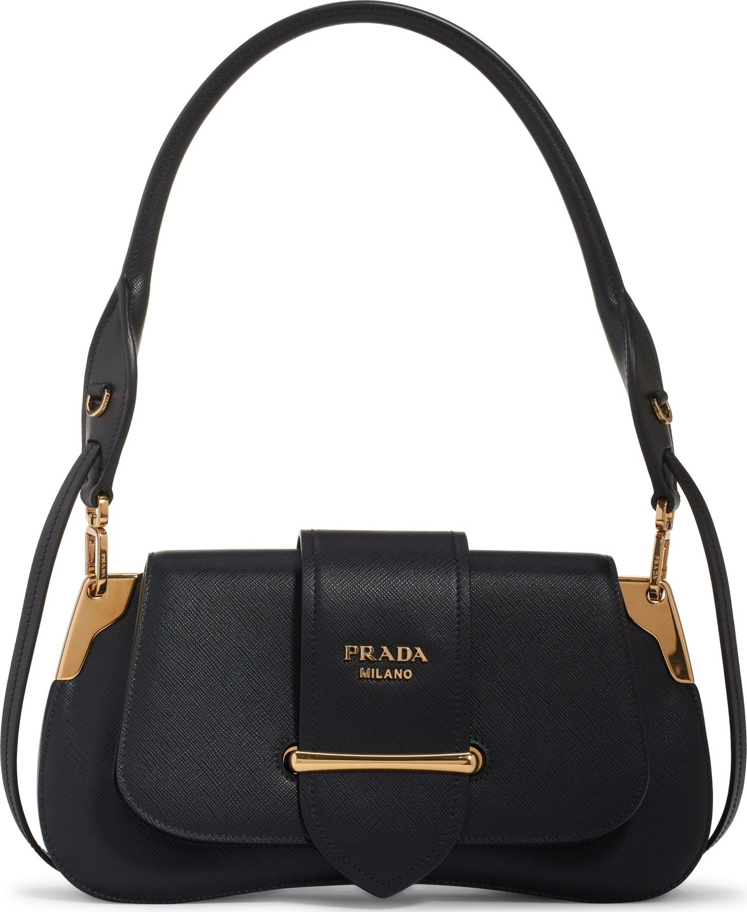 Prada Saffiano Leather Top Handle Bag