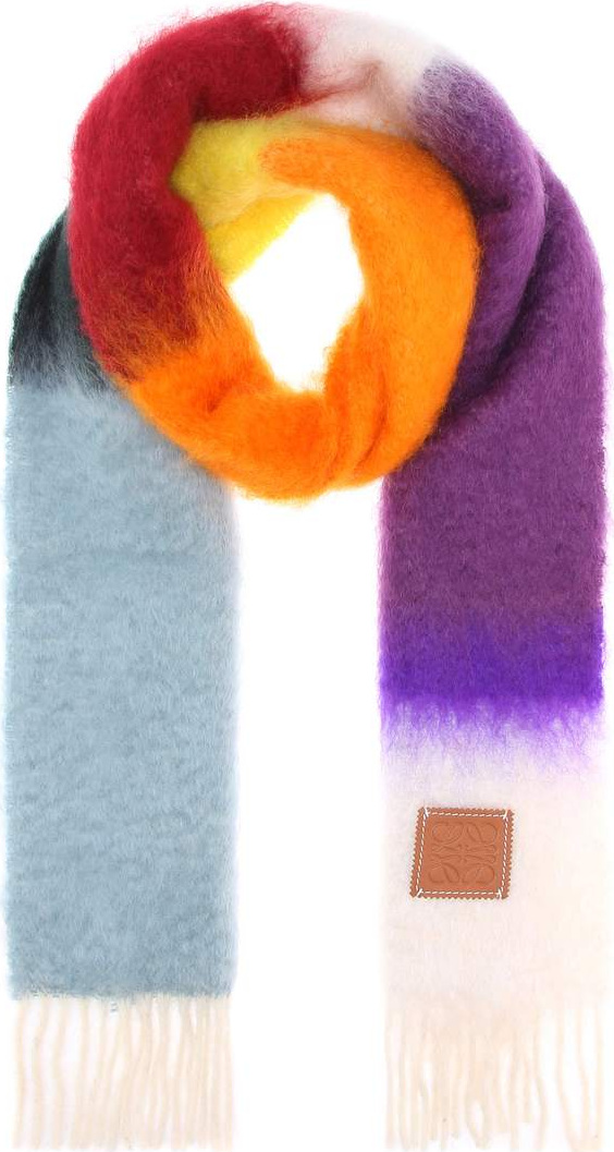 LOEWE Mohair and wool scarf