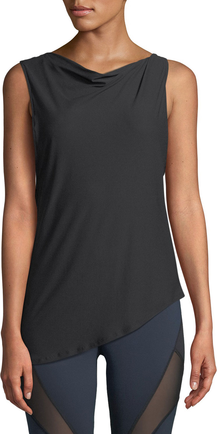 MICHI Aerial Twisted Open-Back Top