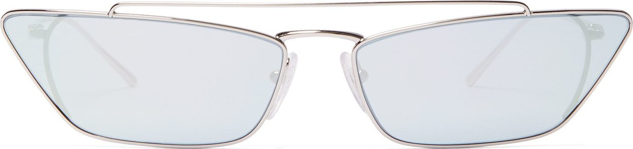 Prada Ultravox rectangular-frame sunglasses